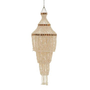 Bowral Natural White And Amber Pendant