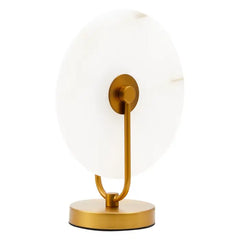 Retford White Marble And Gold Finish Table Lamp