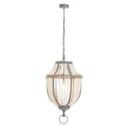 Lewes White Grey Chandelier
