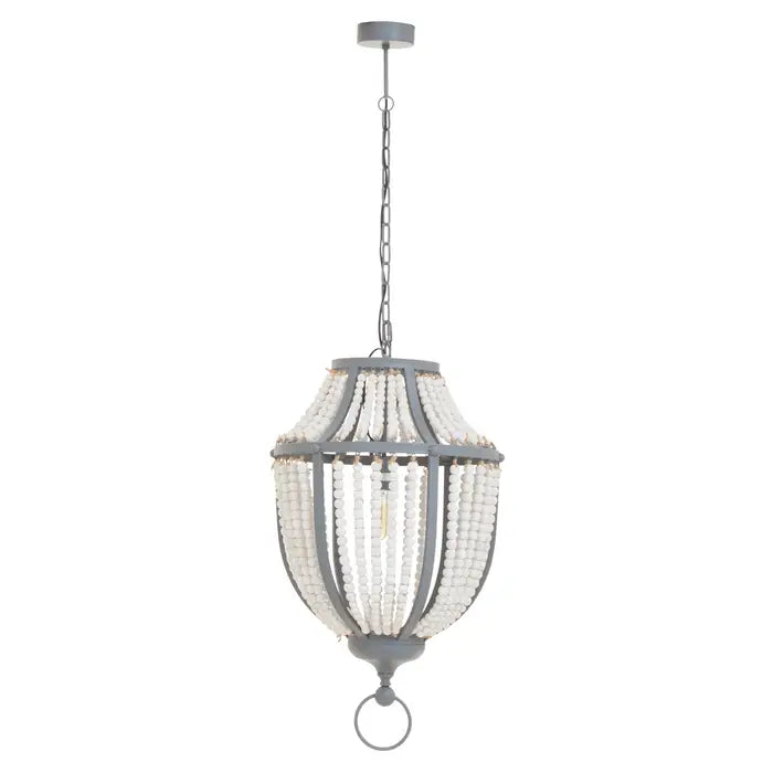 Lewes White Grey Chandelier