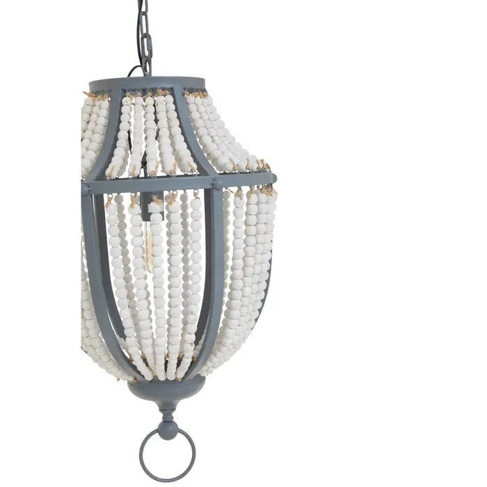 Lewes White Grey Chandelier