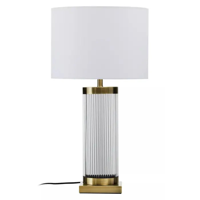 Lynmouth White And Gold Table Lamp