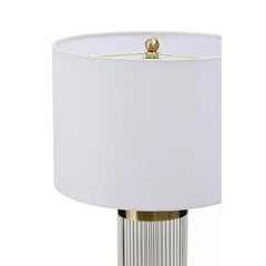 Lynmouth White And Gold Table Lamp