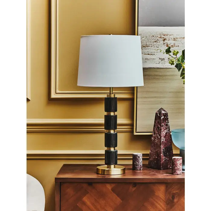 Northwich Black And Gold Table Lamp