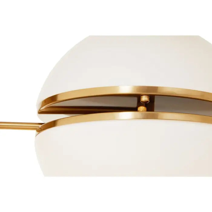 Orbital 2Lt Wall Lamp - Brass/Black