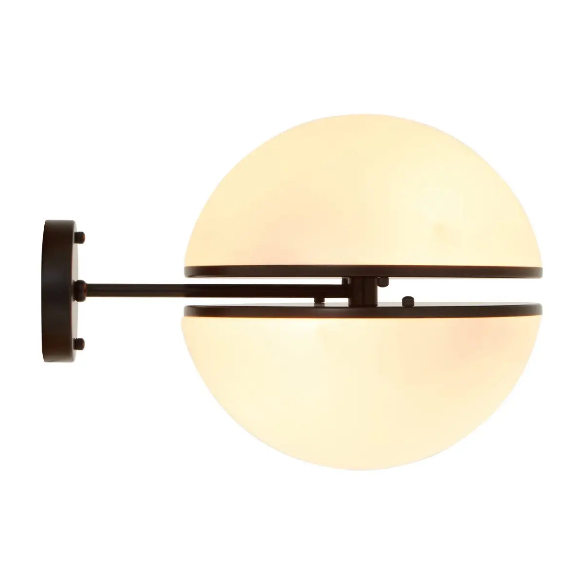 Orbital 2Lt Wall Lamp - Brass/Black
