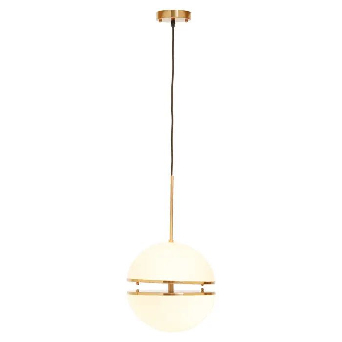 Orbital Pendant - Brushed Brass / Matte Black