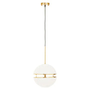 Orbital Pendant - Brushed Brass / Matte Black