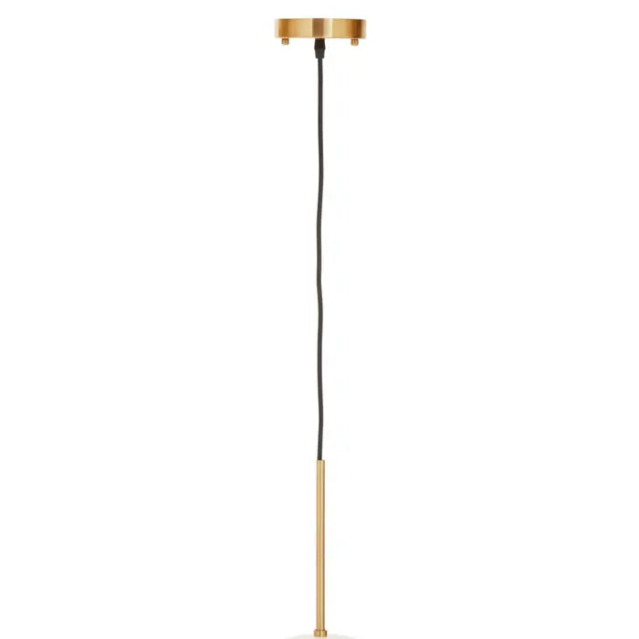 Orbital Pendant - Brushed Brass / Matte Black