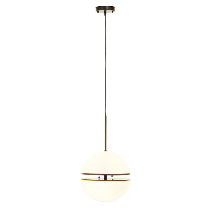 Orbital Pendant - Brushed Brass / Matte Black