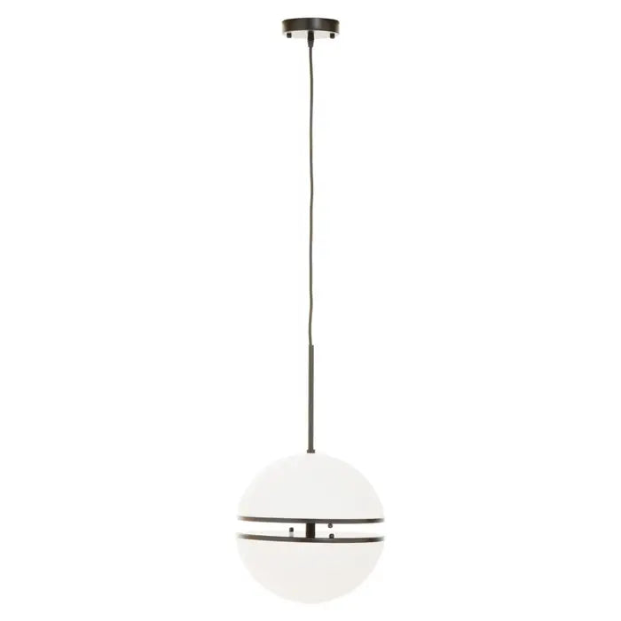 Orbital Pendant - Brushed Brass / Matte Black