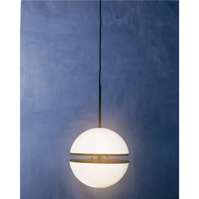 Orbital Pendant - Brushed Brass / Matte Black