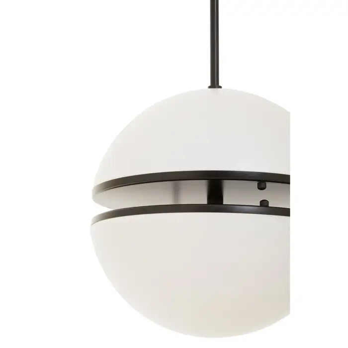 Orbital Pendant - Brushed Brass / Matte Black