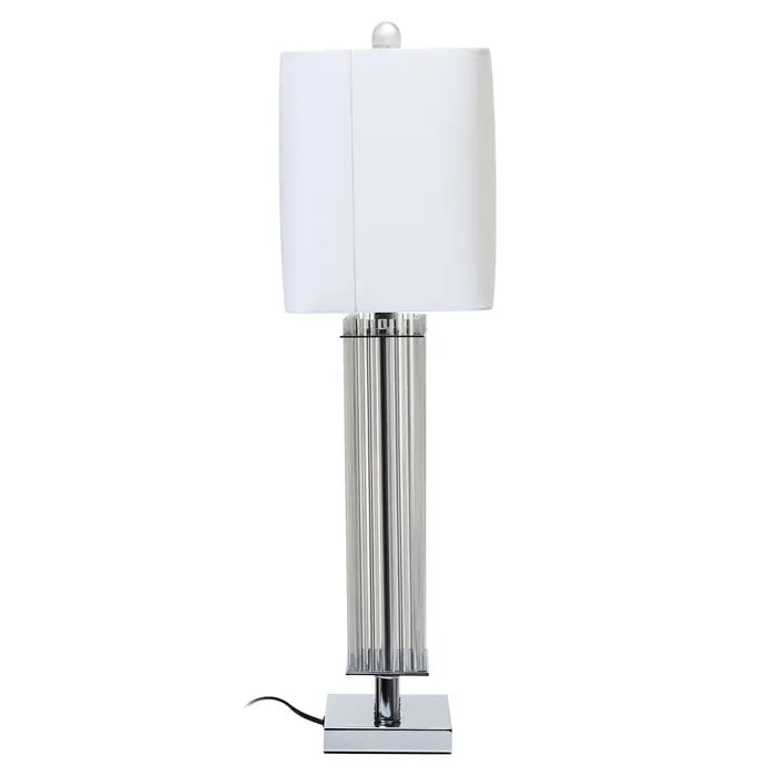 Taunton Table Lamp With Matte Black& Silver Base