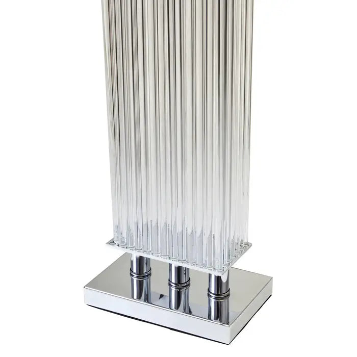 Taunton Table Lamp With Matte Black& Silver Base