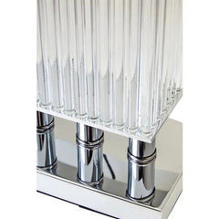 Taunton Table Lamp With Matte Black& Silver Base