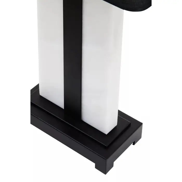 Ferndown Black and White Marble Table Lamp