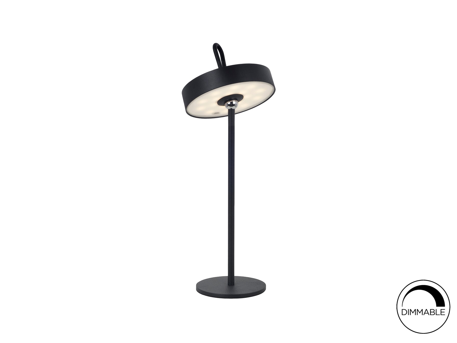 Gong LED Table Lamp- Corten/ Black/ White Finishes