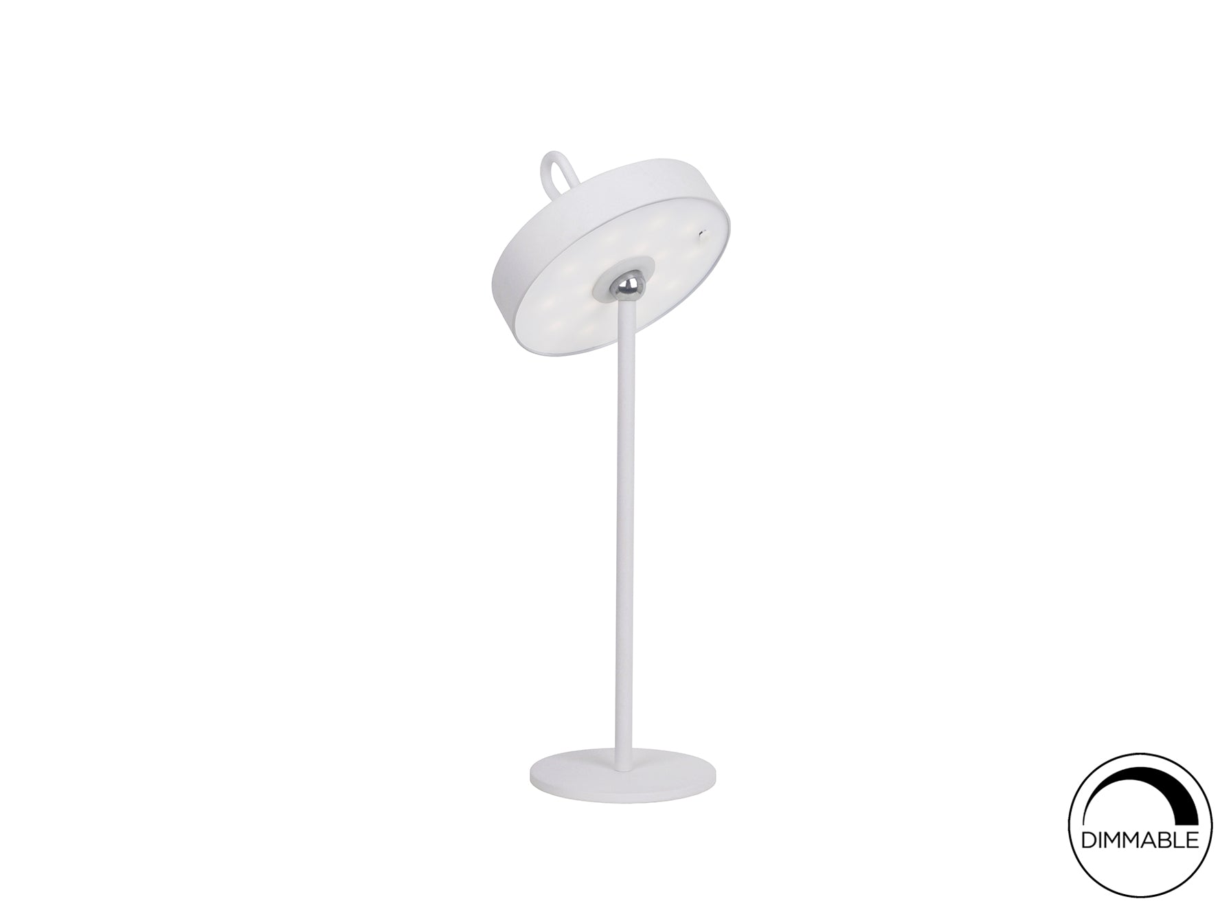 Gong LED Table Lamp- Corten/ Black/ White Finishes