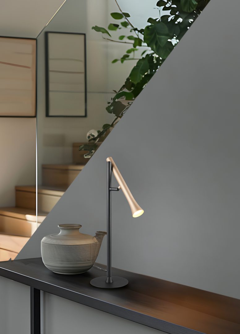 Fiato LED Task/Reading Table Lamp - Coffee