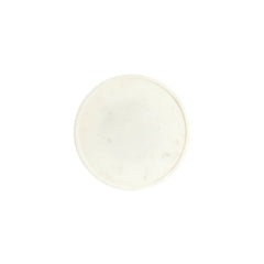 Civita Marble Side Table- White+Antique Bronze