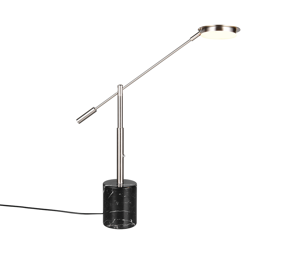 Fiore Table lamp- Nickel/ Black Finishes