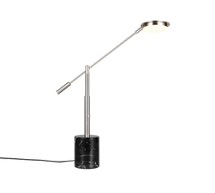 Fiore Table lamp- Nickel/ Black Finishes