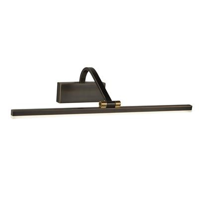 Bilbao Picture Light - Black & Brushed Gold/ Satin Brass Metal