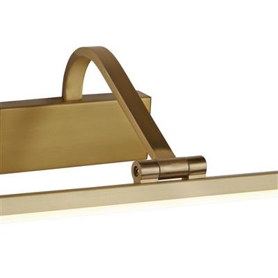 Bilbao Picture Light - Black & Brushed Gold/ Satin Brass Metal
