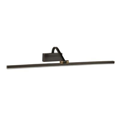 Bilbao Picture Light - Black & Brushed Gold/ Satin Brass Metal
