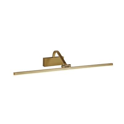 Bilbao Picture Light - Black & Brushed Gold/ Satin Brass Metal