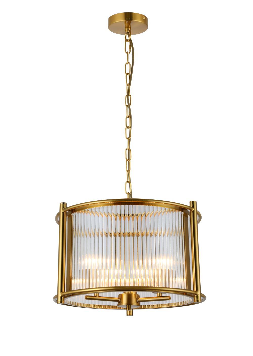 Cici 3Lt Hanging Ceiling Light - Satin Brass Promotional Offer