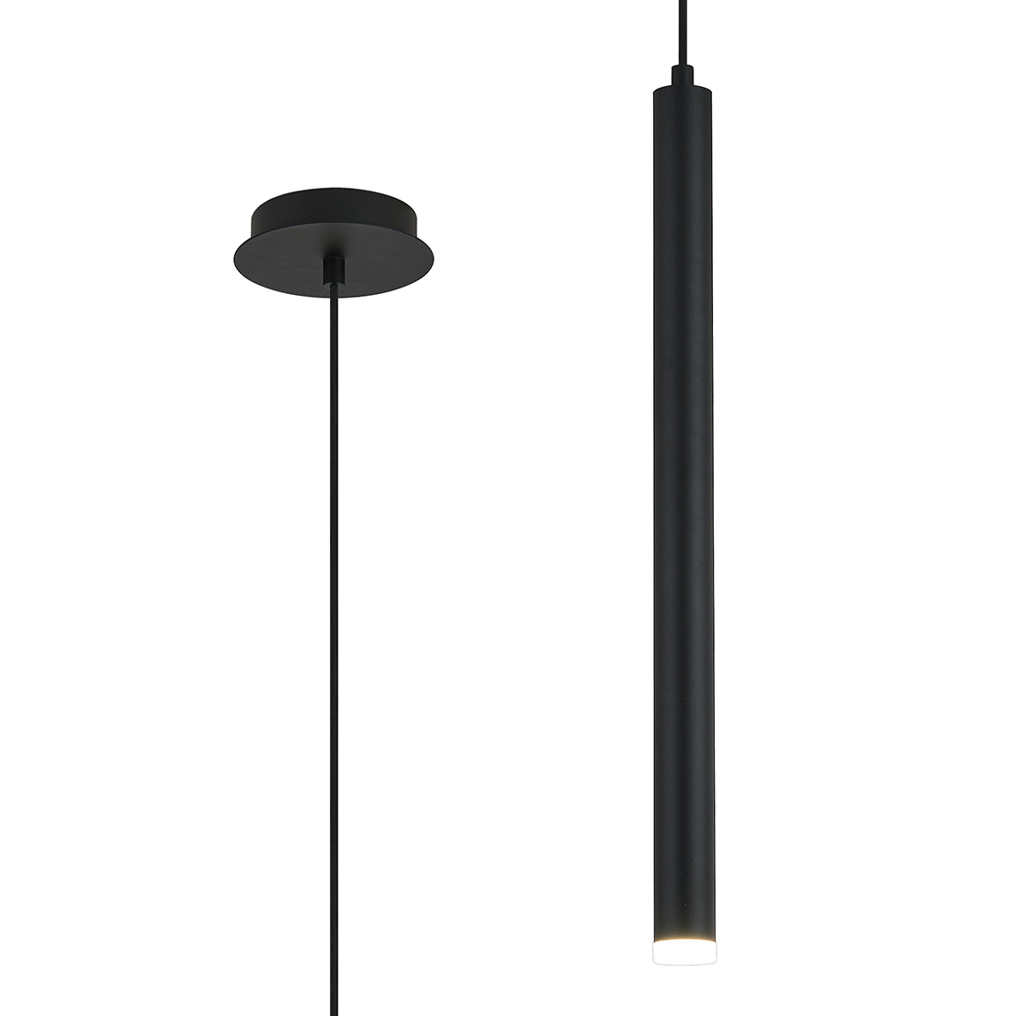 Segal IP44 Light Pendant With Tube - Various Sizes and Colours