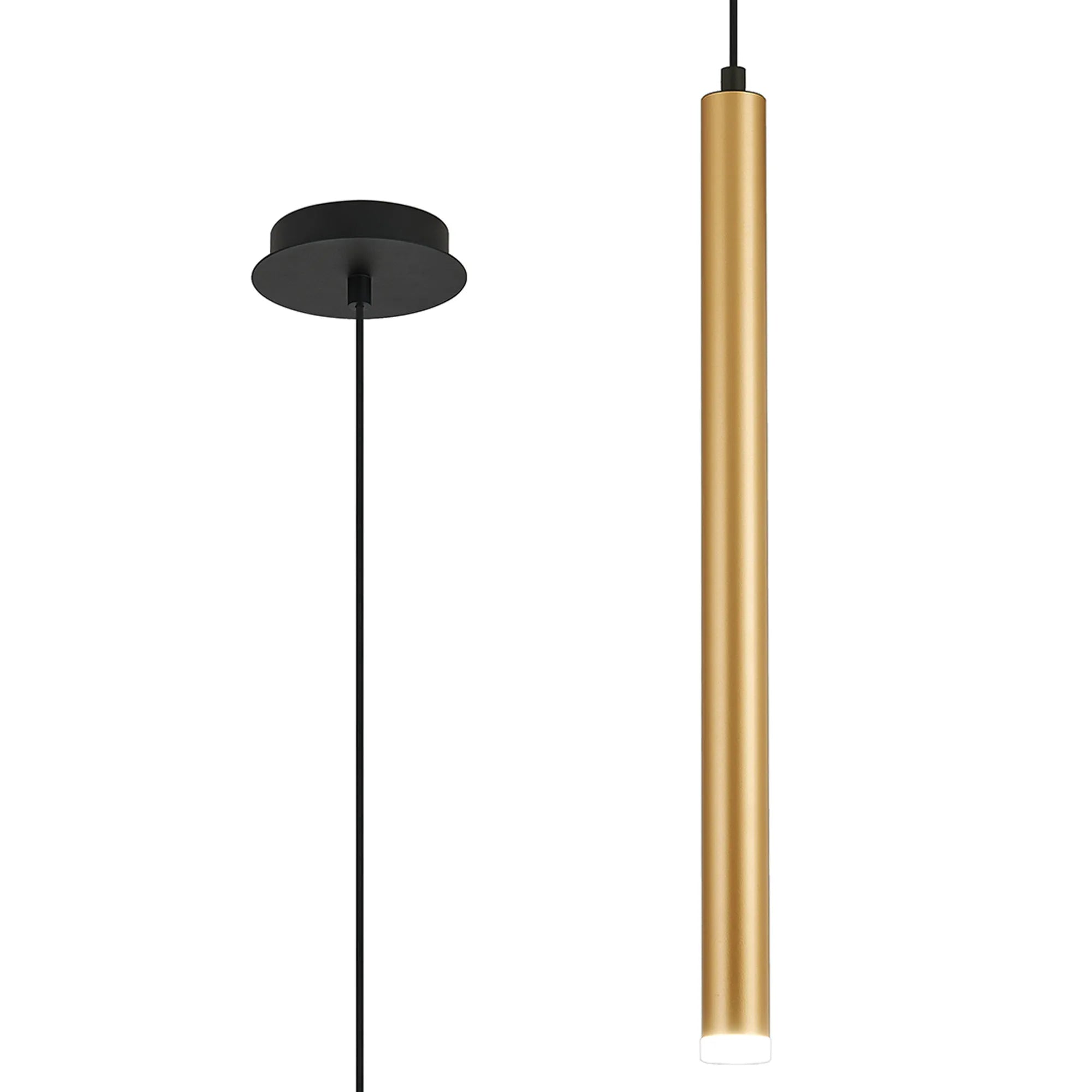 Segal IP44 Light Pendant With Tube - Various Sizes and Colours