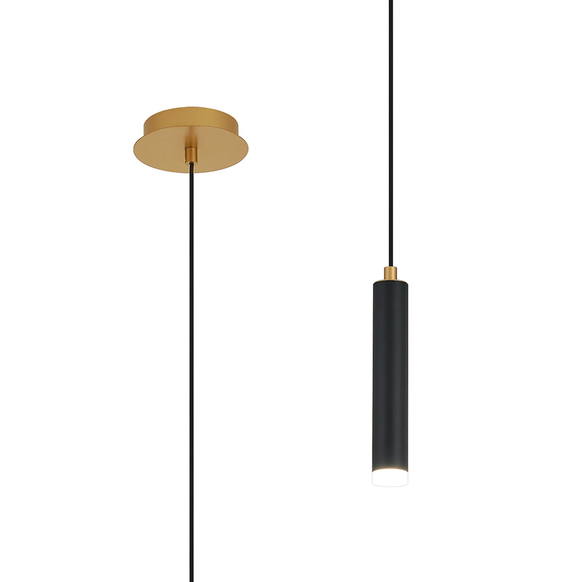 Segal IP44 Light Pendant With Tube - Various Sizes and Colours
