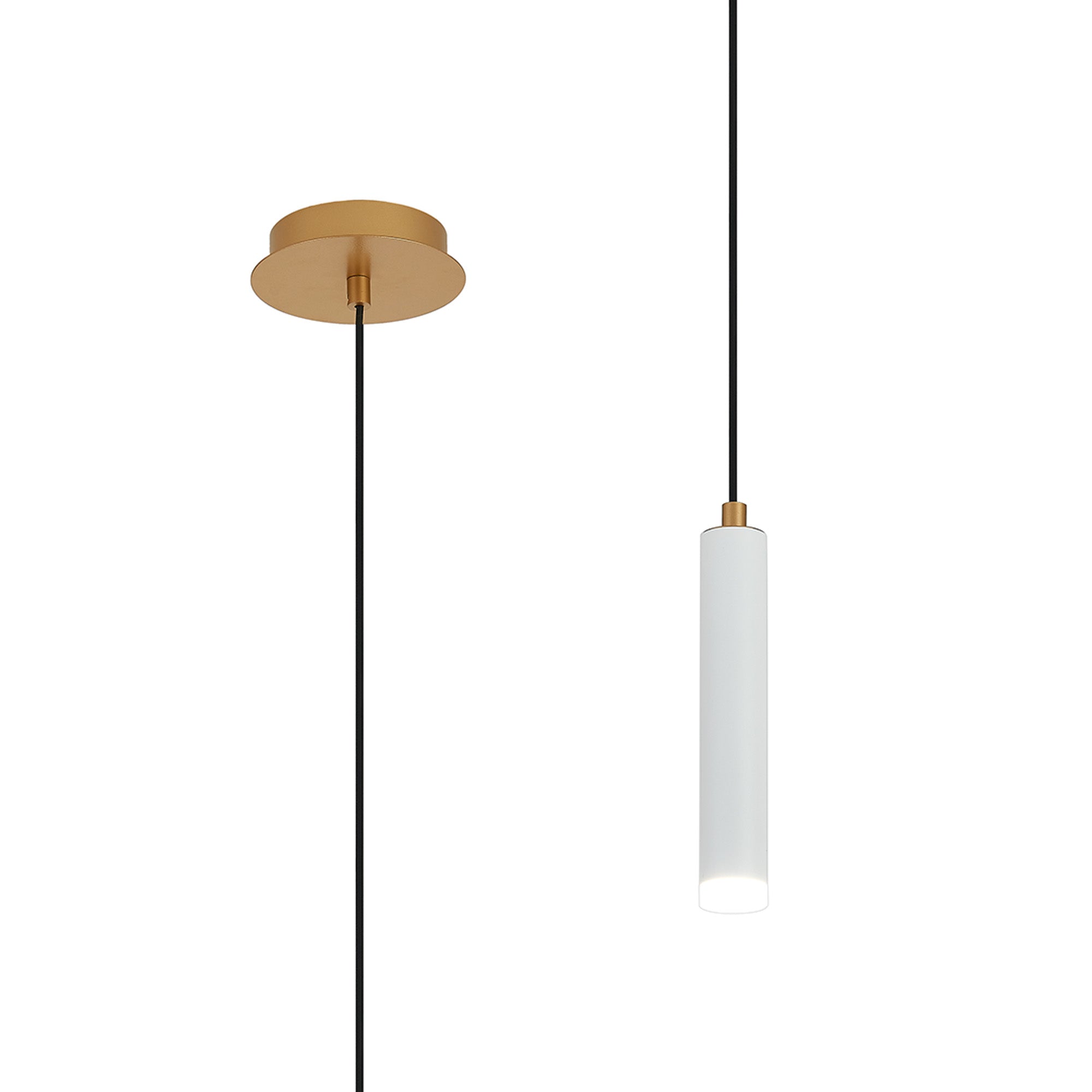Segal IP44 Light Pendant With Tube - Various Sizes and Colours