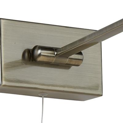 Cadiz Picture Light- Antique Brass/ Satin Silver Finishes