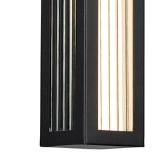 Velora  Wall Lamp, 10W LED, 3000K, 760lm, IP44, Black, 3yrs Warranty