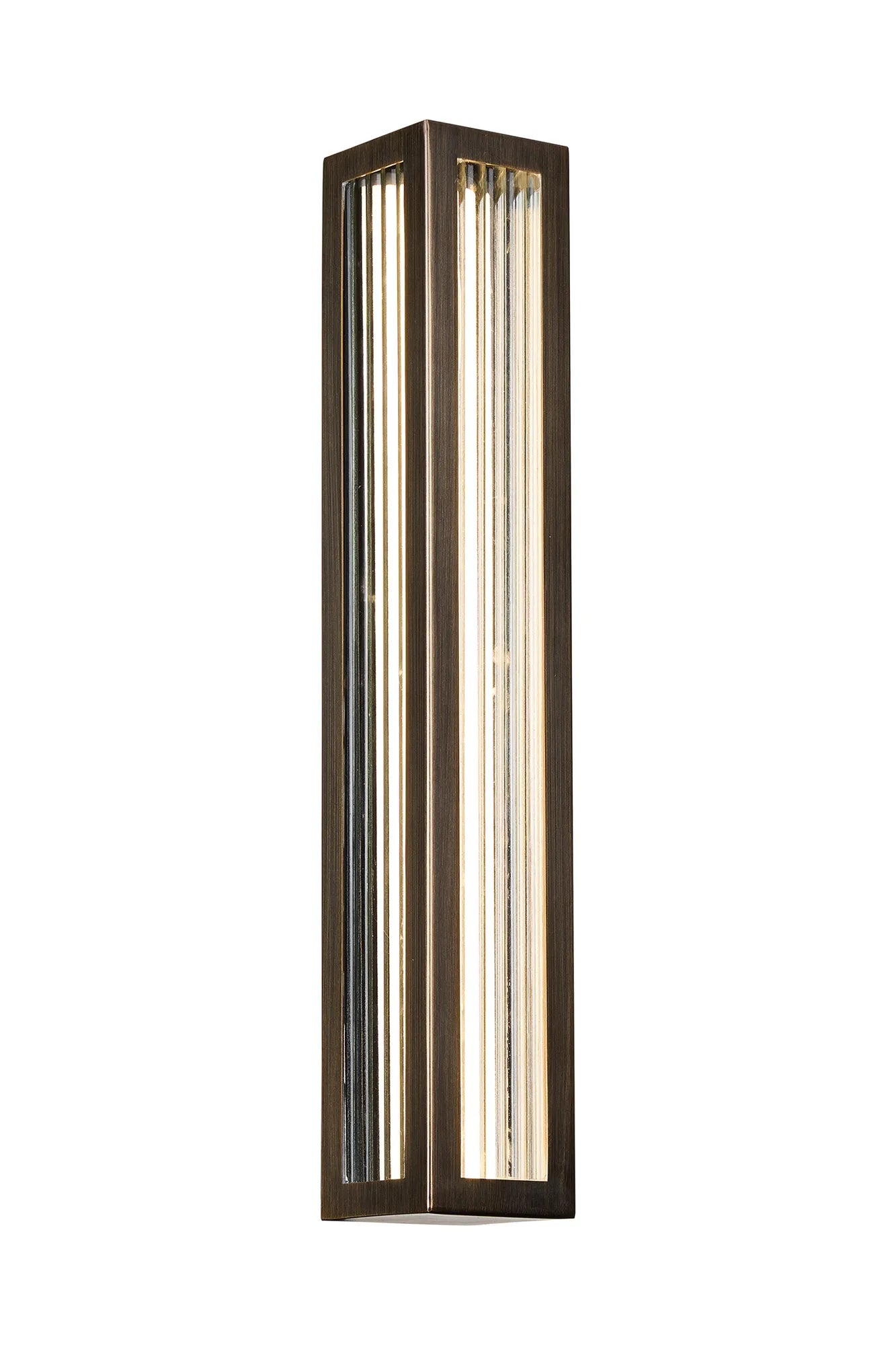 Velora Wall Lamp, 15W LED, 3000K, 1140lm, IP44, Chrome/Painted Bronze, 3yrs Warranty