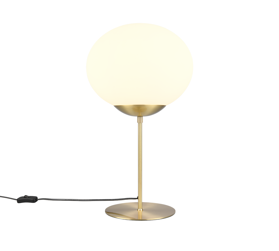 Fomento Table Lamp - Black/Brass