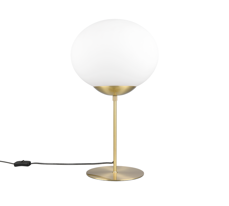 Fomento Table Lamp - Black/Brass