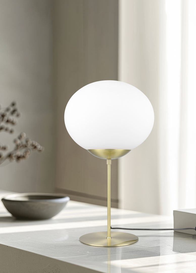 Fomento Table Lamp - Black/Brass