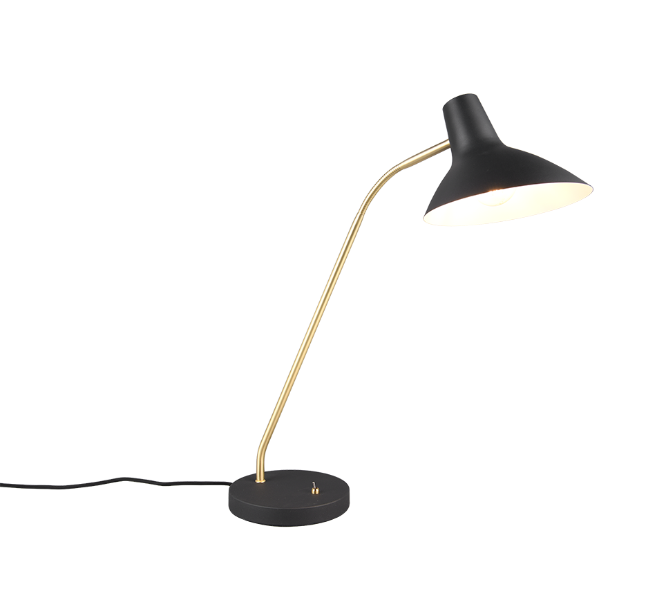 Traveller Task/Reading Table Lamp - Black/Grey