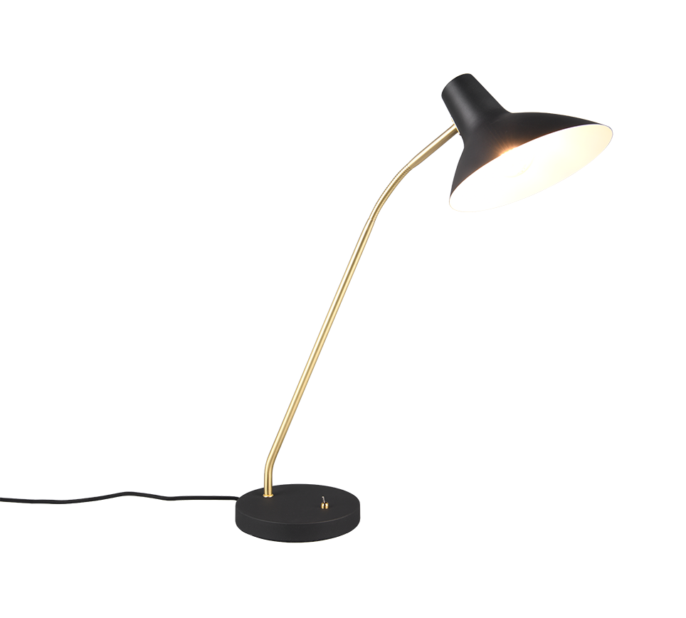 Traveller Task/Reading Table Lamp - Black/Grey
