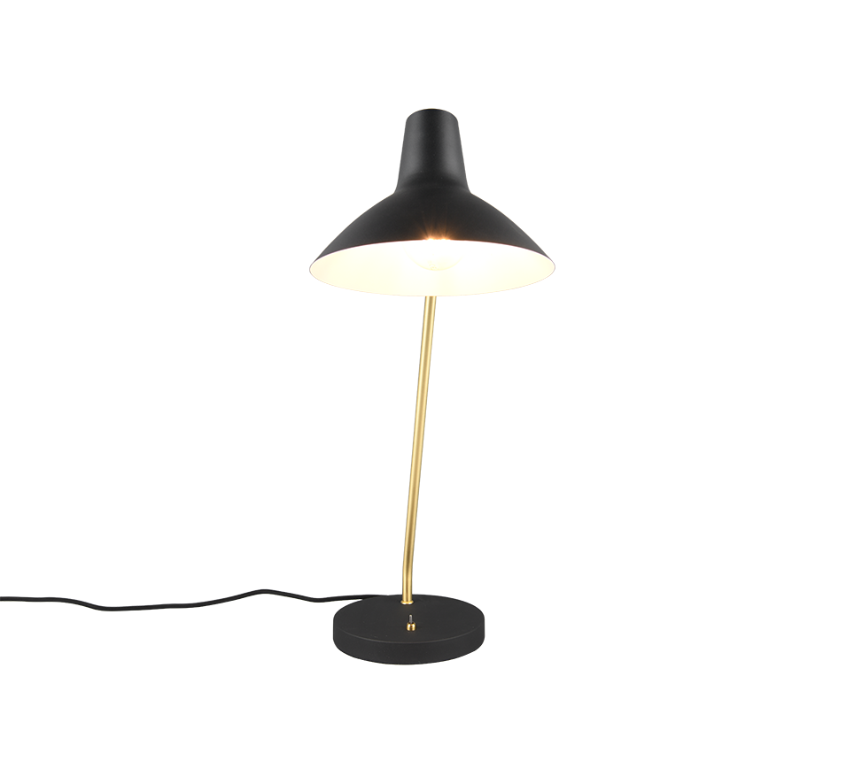 Traveller Task/Reading Table Lamp - Black/Grey