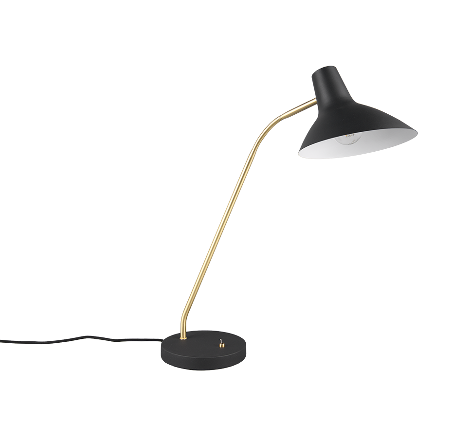 Traveller Task/Reading Table Lamp - Black/Grey