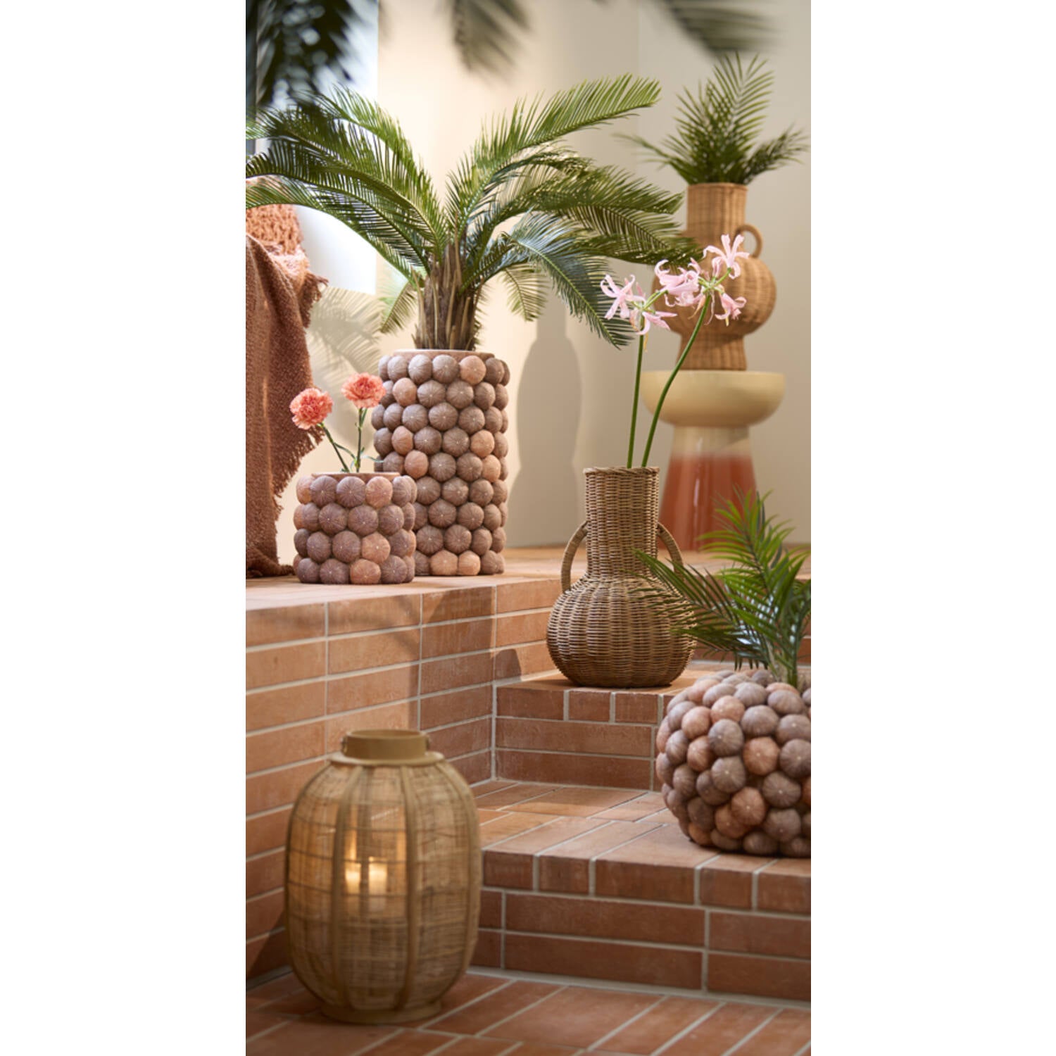 Narino Vase - Rattan Brown
