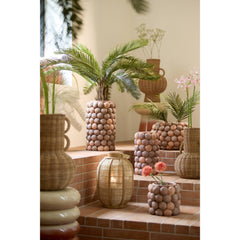 Neivo Vase - Rattan Brown