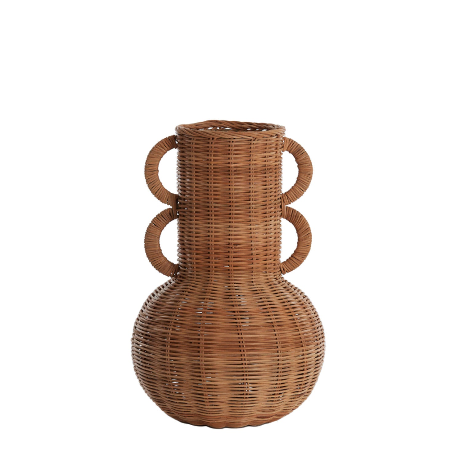Naleah Vase - Rattan Brown