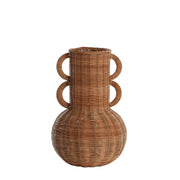 Naleah Vase - Rattan Brown